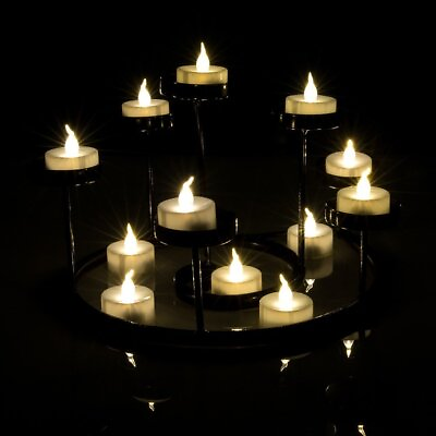 #ad #ad 100pcs Flicker Flameless LED Tea Light Candles Battery Operated Warm White Decor $36.99