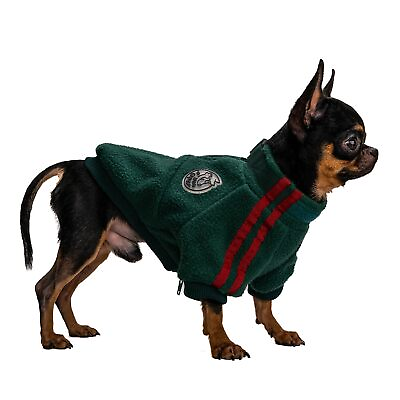 #ad Adjustable Neck Girth Dog Clothes Small Dogs Fleece Jacket Cozy Warm Winter C... $34.96