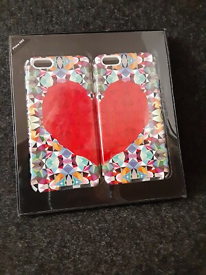 #ad iphone 6 6s case Geometric amp; Heart Couple Or Best Friend Pack Of 2 Cases his her $10.90