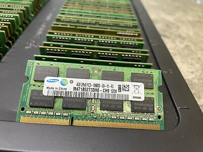 #ad SAMSUNG 4Gb 2Rx8 DDR3 PC3 10600S LAPTOP SODIMM RAM MEMORY M471B5273DH0 CH9 $8.99