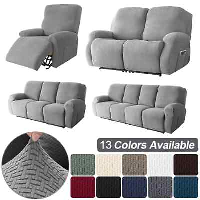 #ad Recliner Sofa Cover Armchair Case Sofa Cover Anti Dust Universal Seat Cover $142.29