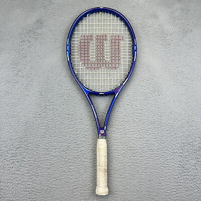 #ad Wilson Graphite Aggressor 95 Tennis Racket Blue High Beam PWS Tennis Racquet $17.95