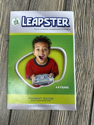 #ad Leapster Leap Frog Multimedia Learning System Parent Guide 4 10 Years $7.79
