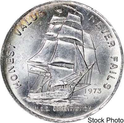 #ad Vintage Constitution Mint Honest Value Never Fails 1 oz .999 Silver Art Round $42.00