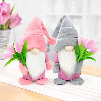 #ad 2PCS 15 Inches Mother#x27;S Day Gnome Plush Decorations Gifts Handmade Scandinavian $28.99
