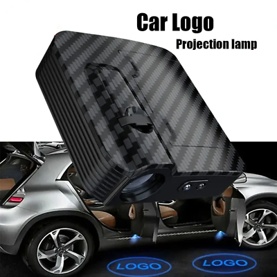 #ad 2pcs Wireless LED Car Door Laser Projector Light Welcome Lamp For All Car Models $14.99