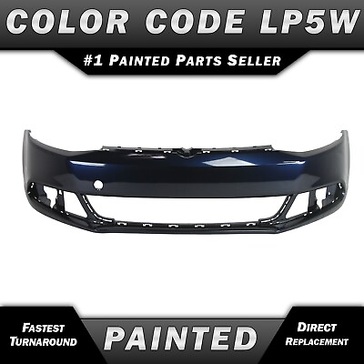 #ad NEW Painted *LP5W Blue* Front Bumper Cover for 2011 2014 Volkswagen Jetta $330.99