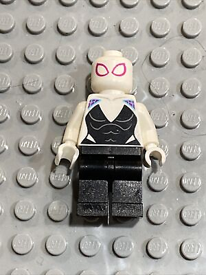 #ad Lego Super Heroes Minifigure Ghost Spider From 76115 No Hood $9.99