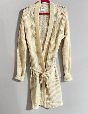 #ad Harden US Sweater Women XS Cardigan Knit Cashmere Wrap Quiet Luxury Soft Unisex $449.99