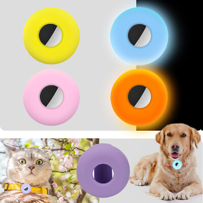 #ad Pet Case Silicone Apple Air Tag Airtag Tracker Protective Cover Dog Cat Collar ^ $6.04