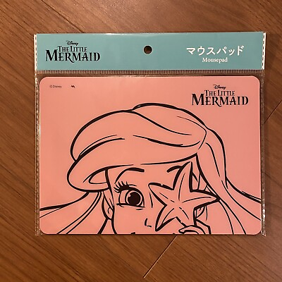 #ad Disney mouse pad Ariel！direct from JAPAN $25.00