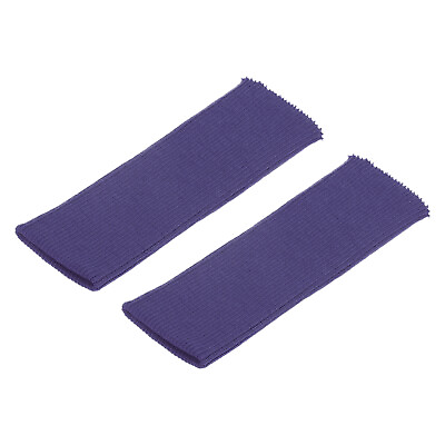#ad 1 Pair Elastic Cuffs Ribbed Trims Cotton Rib Cuff for Sewing Purple $7.88
