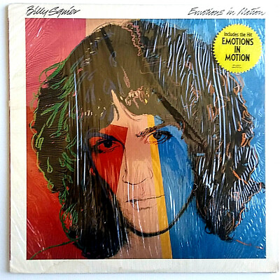 #ad BILLY SQUIER ‎– Emotions in Motion Vinyl LP ST 12217 Sterling Lyrics Hype $55.00
