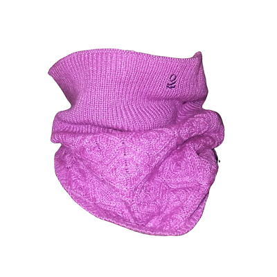 #ad Lilac Purple Snood Cowl Infinity Scarf Fleece Lining EUC $9.99