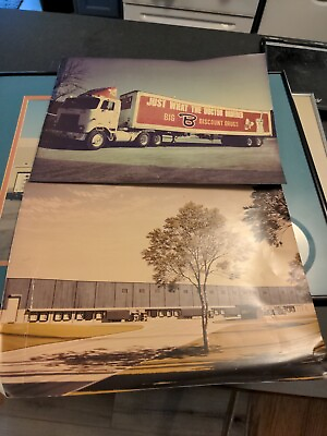 #ad Two 10 x 14 tractor trailer lot shipping warehouse photographs $10.00