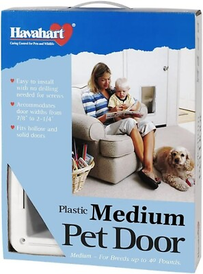 #ad Havahart Medium Plastic Pet Door For Pets up to 40 lbs $19.99