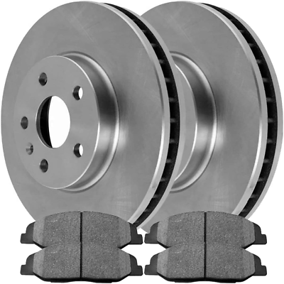 #ad Autoshack SCD1332R65159 Front Brake Rotors and Ceramic Pads Set Driver and Passe $147.99