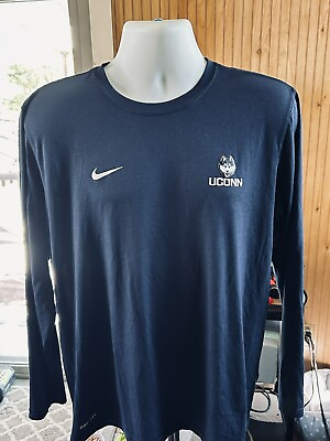 #ad UConn Huskies Nike Long Sleeve Shirt Athletics Staff Size Large Never Worn $25.00