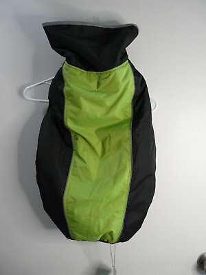 Dociote Dog XL Winter Overcoat Green and Black Reflective $12.00