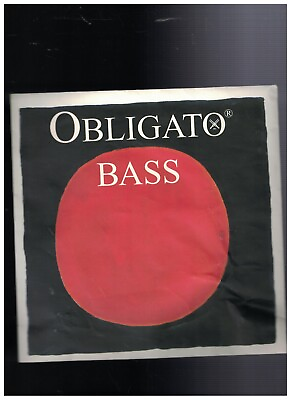 #ad Pirastro Obligato Sr Double Bass String Set 3 4 Size Med 5 String w High C used $120.00