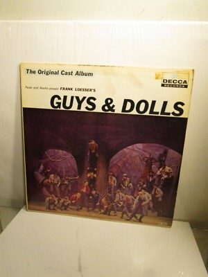 #ad Guys amp; Dolls Original Cat Album VG Vinyl Record LP 12” $10.73