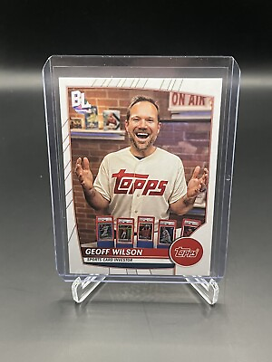#ad 2023 Topps Big League Geoff Wilson Hobby Influencer #HI GW Sports Card Investor $54.99