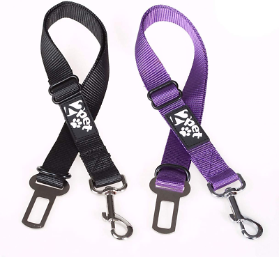 Dog Seat Belt Strap Adjustable Dog Car Seatbelt for All Dog Breeds amp; Sizes F $14.75