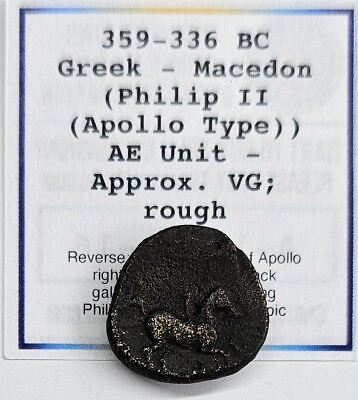 #ad 359 336 BC Philip II Greek Kings of Macedon Coin $14.49