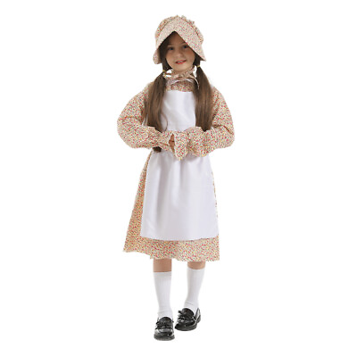 Girls Pioneer Costume Colonial Prairie Dress for Pioneer Dress Girls Costume $23.99