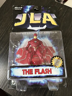 #ad The Flash JLA Action Figure Kenner 1998 New in Original Package ￼ $11.95