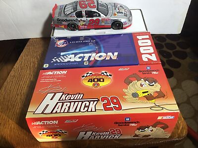 #ad Action 1:24 KEVIN HARVICK #29 Die Cast Race Car. Goodwrench 2001 Monte Carlo $19.00