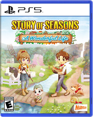 #ad Story of Seasons: A Wonderful Life for PlayStation 5 New Video Game Playstat $37.13