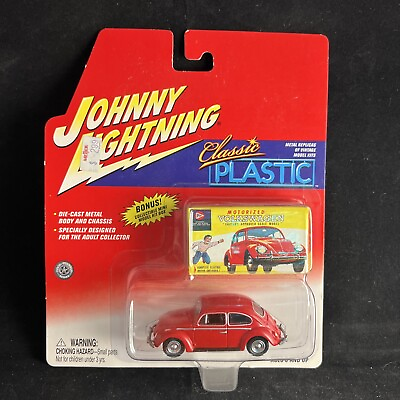 #ad Johnny Lightning Classic Plastic Series DieCast 1966 VW Beetle $13.66