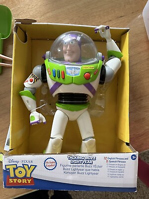 #ad Disney Pixar Toy Story 4 Buzz Lightyear Talking Action Figure NEW $44.39