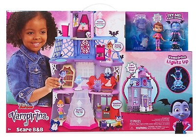 #ad Disney Junior Vampirina Scare B amp; B House Dollhouse Figurines Mansion Castle $109.99
