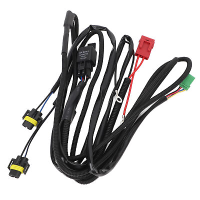 #ad New DC12V H11 LED Fog Light Relay Wiring Harness Indicator On Off Switch With $38.39