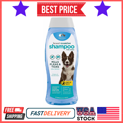 #ad Dog Flea And Tick Treatment Shampoo With Scent Clean Cotton For Dogs 18 Ounces** $7.81
