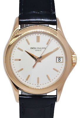 #ad Patek Philippe Calatrava 5107 18k Rose Gold Mens 37mm Automatic Watch 5107R $22888.00