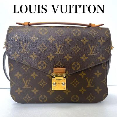 #ad Louis Vuitton Pochette Metis Crossbody Brown Canvas M44875 LV 230925N $1442.04