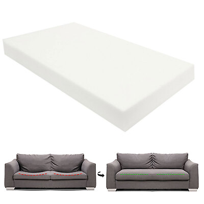 #ad 24x108quot; High Density Upholstery Foam Replacement Seat Cushion Sofa Padding Sheet $94.80