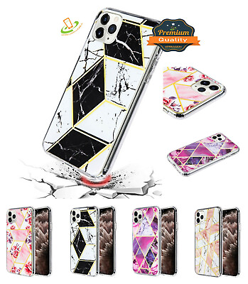 #ad For Samsung Galaxy A51 5G Case Marble Hybrid Rubber Armor TPU Electroplate Cover $11.50