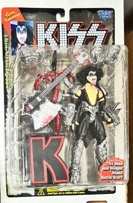 #ad KISS Gene Simmons Ultra Action Figures McFarlane Toys 1997 New In Box NOS $25.00