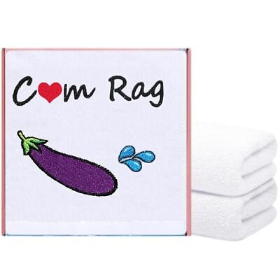 #ad ZLIXING Funny Gag Gifts for Boyfriend 2 Pieces Towel 14x14 White02 $21.46