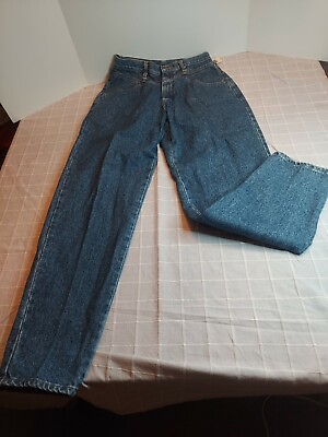 #ad LL Bean Womens Trim Line Jeans Indigo Blue 705 6545 sz 14 L32 New $30.00