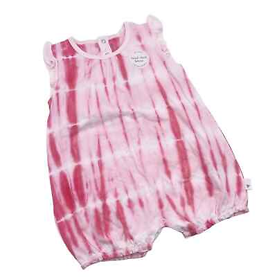 #ad Burt’s Bees pink tie dye romper 24 months NWT baby girl $14.40