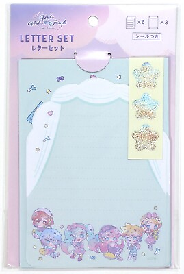 #ad Hatsune Miku Friends Letter Set Dreamy Blue Green Synapse Japan $4.50