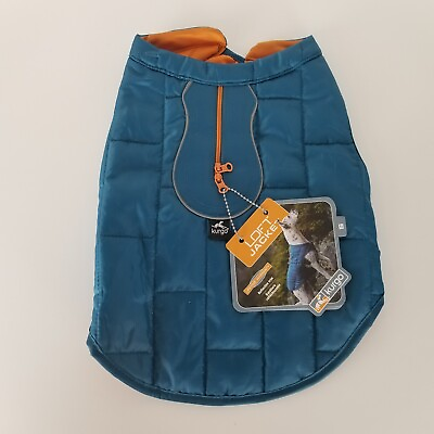 #ad Kurgo Loft Jacket for Dogs Coastal Blue Orange Winter Coat Small K01847 New $26.99