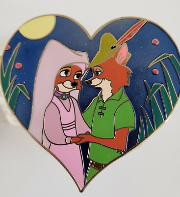 #ad DISNEY WDI ROBIN HOOD quot;LOVE GOES ONquot; VALINTINE#x27;S DAY CAST EXCL LE PIN FREE SHPG $147.90