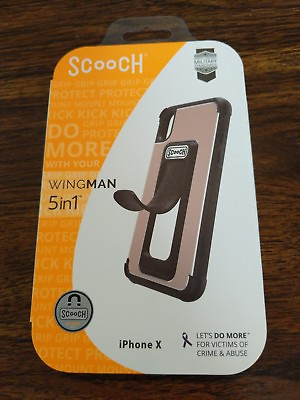 #ad NEW IN BOX OEM SCOOCH WINGMAN 5 in 1 ROSE GOLD CASE FOR IPHONE X 10 $29.99