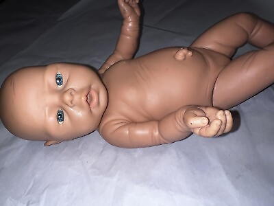 #ad Vintage 17” Jesmar Newborn Baby Girl Doll Anatomically Correct Realistic Reborn $29.00